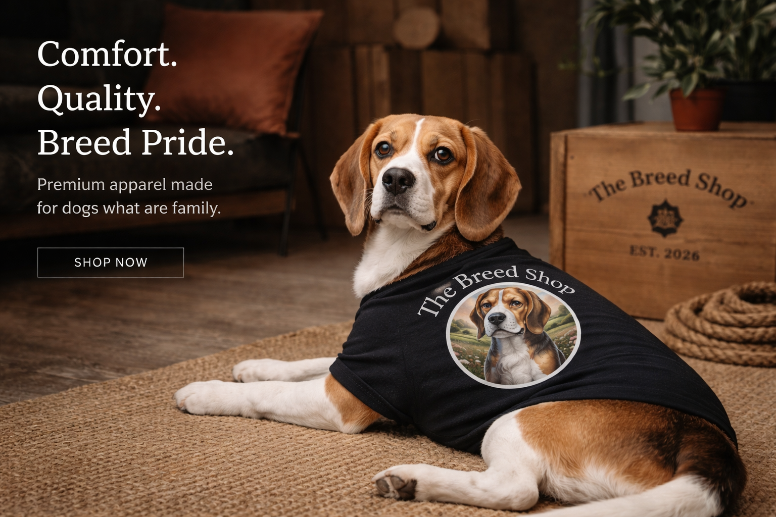 Beagle Dog Tank — Lightweight Breed Shirt