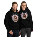 Shorkie Cherry Blossom Hoodie — Shorkie dog mom gift, premium black hoodie with original Japanese cherry blossom Shorkie artwork by The Breed Shop
